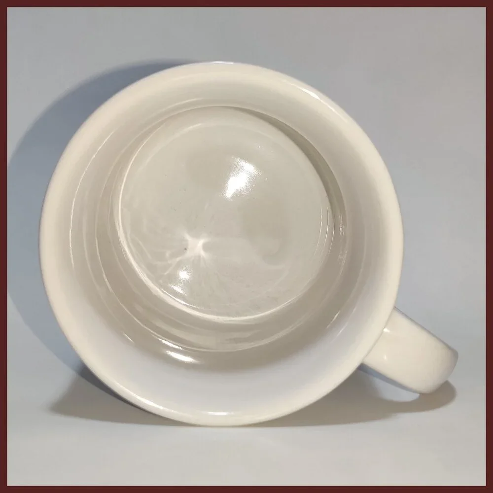 Vintage 1980s Sandra Boynton 'CHOCOLATE MAKES THE WORLD GO ROUND' Hippo Mug - Picture 5 of 6